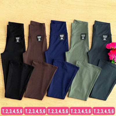 Calza Oxford de lycra / Talle 5 / GRIS OSCURO