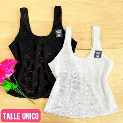 Musculosa tejida / Talle unico