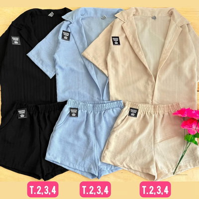 Conjunto kimono + short / Talle 2 al 4