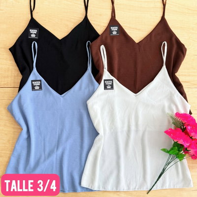 Musculosa suelto de cey / Talle 3/4 / BLANCO