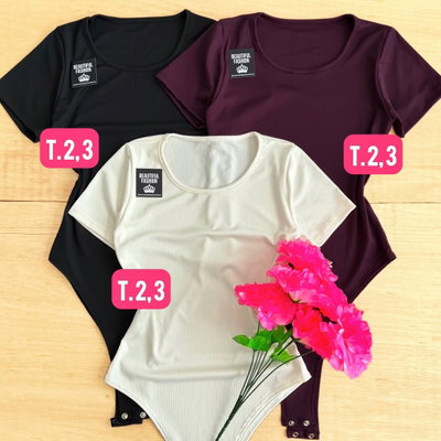 Body MC basic micro / Talle 2 / CREMA