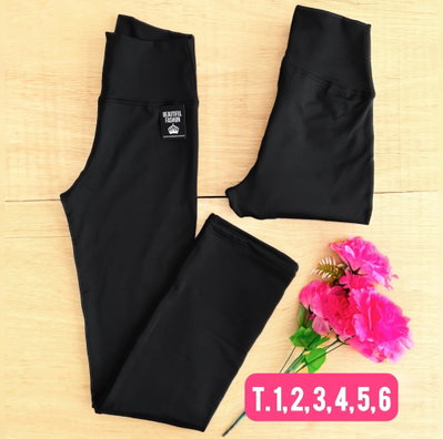 Calza recta de lycra / Talle 1, 4, 6