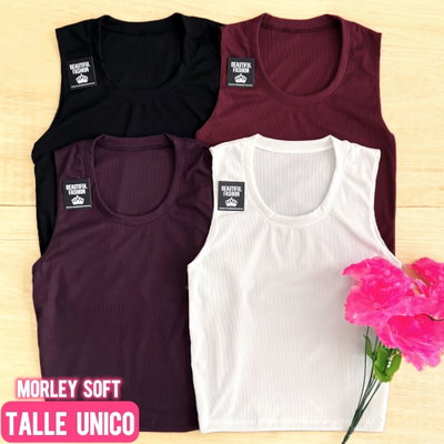 Musculosa basica / NEGRO / Talle unico