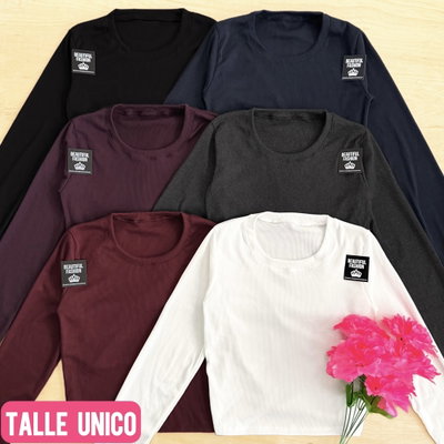 Remera ML basica / Talle unico 