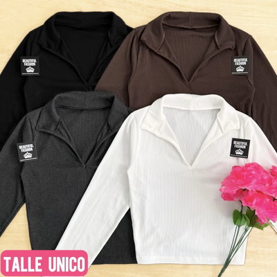 Remera ML chomba / Talle unico / BLANCO