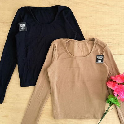 Remera ML frizada / Talle unico