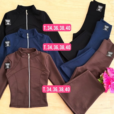 Conjunto campera con dedal + oxford / Talle 34 al 40