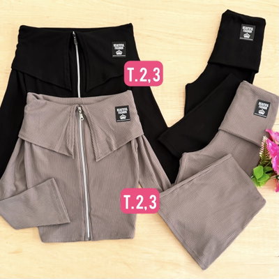 Conjunto remera + oxford con dobles / Talle 2 y 3