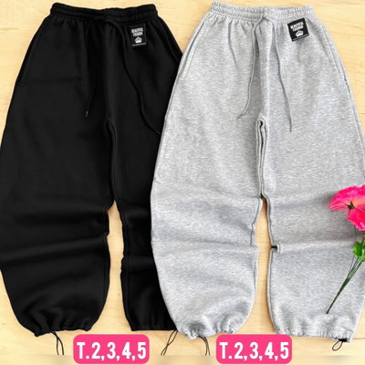 Super baggy frizado / Talle 5 / GRIS