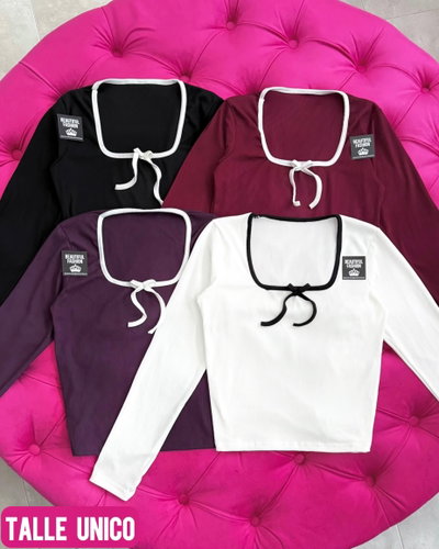 Remera ML coquet / Talle único 