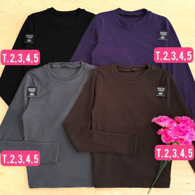Remera ML básica / Talle 2 al 5