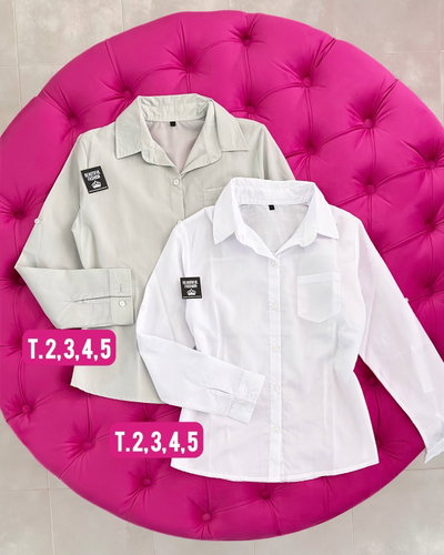 Camisa de vestir / Talle 2 al 5