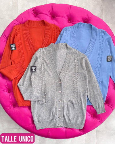 Sweater bremer con botones  / Talle único 