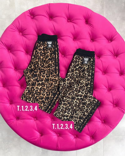 Palazo animal print / Talle 1 / BEIGE