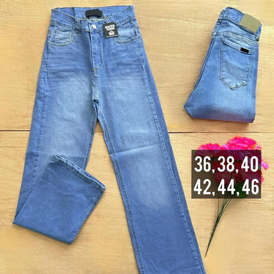 Wide leg elastizado celeste / Talle 36 al 46