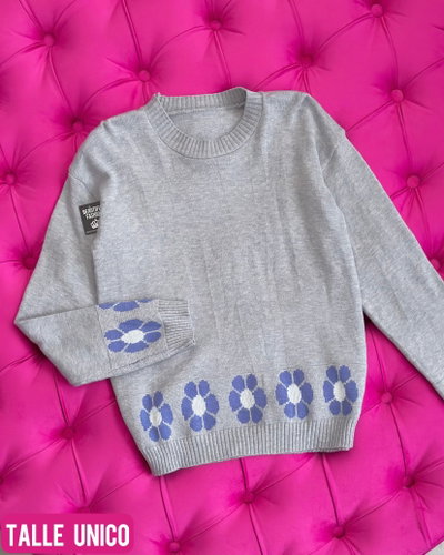 Sweater flor  / Talle único 