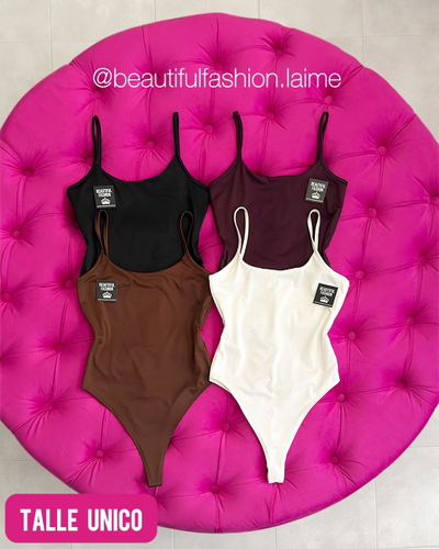 Body tiritas básico / Talle unico / CHOCO