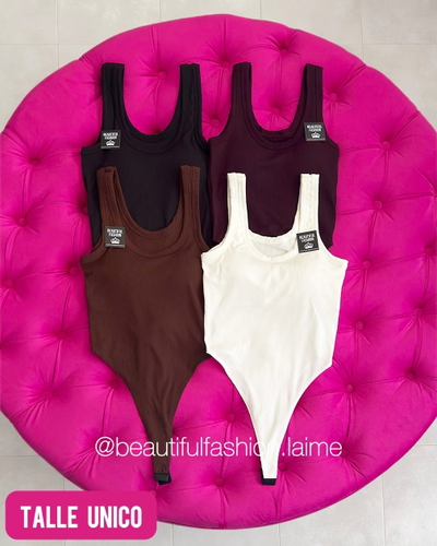 Body con taza en U / Talle unico 