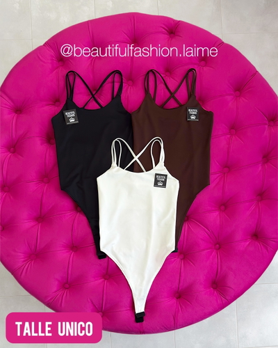 Body doble tiritas / Talle único / CHOCO