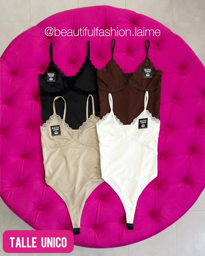 Body tiritas puntilla / Talle único 