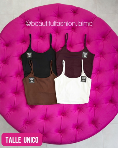 Top básico / Talle unico / CHOCO