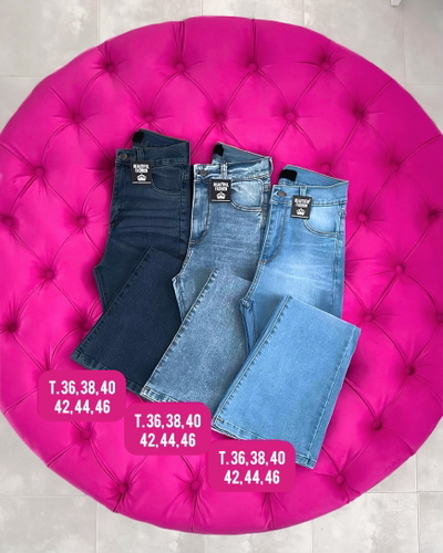 Jeans oxford elastizado / Talle 36 al 46