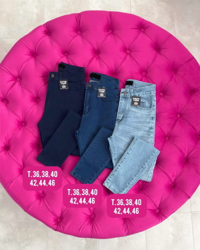 Jeans chupin elastizado / Talle 36 al 46