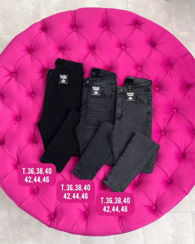 Jeans chupin elastizado / Talle 36 al 46