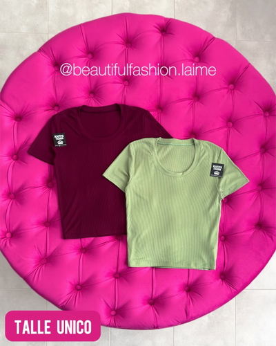 Remera MC básica morley / Talle 2