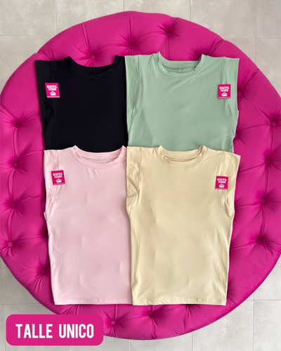 Musculosa manga japonesa / Talle unico