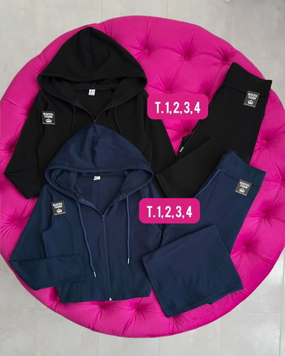 Conjunto campera + palazo / Talle 1 al 4