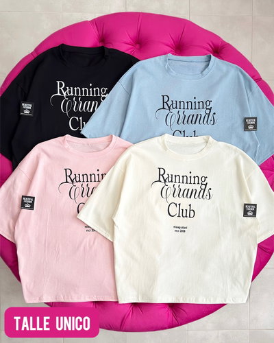 Remera boxy fit Running / Talle único 