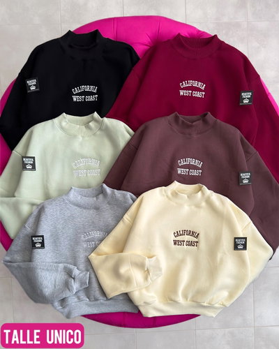 Buzo corto polera / Talle unico
