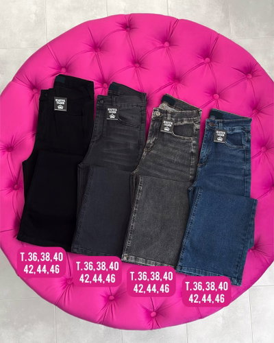 Wide leg recto elastizado / Talle 36 al 46