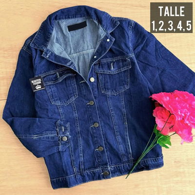 Camperon de jeans azul / Talle 1 al 5