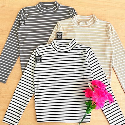 Polera ML rayada / Talle 4