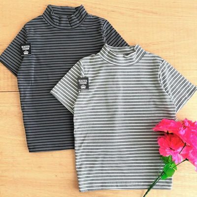 Polera MC rayada / Talle unico