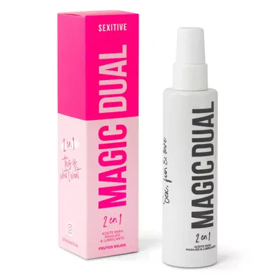 Magic Dual | Aceite & Lubricante Aroma Frutos Rojos