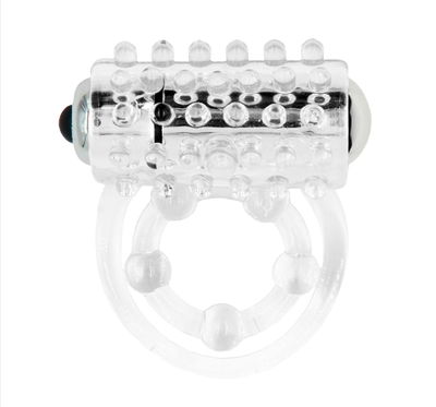 Anillo Vibrador para el Pene Clear Transparente