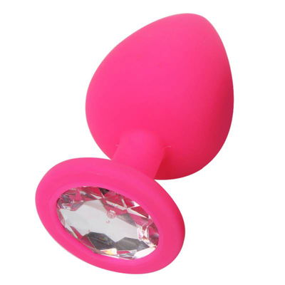 PLUG SILICONA FUCSIA JOYA SMALL