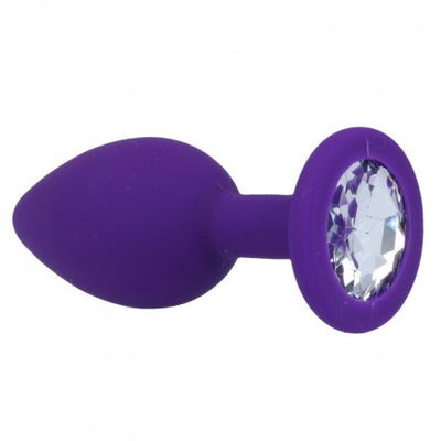 PLUG SILICONA VIOLETA JOYA SMALL