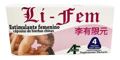 Li Fem Estimulante Estimulador Vigorizante Femenino Mujer