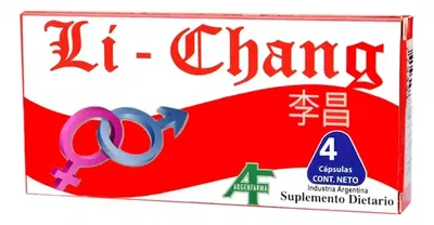 Li Chang Vigorizante Masculino x 4