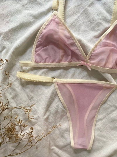 TUL ROSA C/BEIGE
