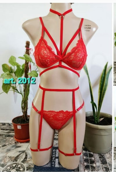 Conjunto erotico 4 piezas art 2012