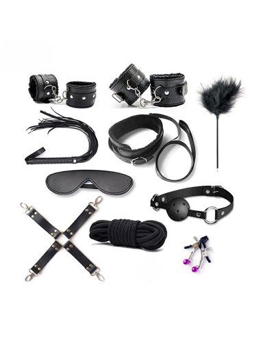 KIT BONDAGE / SADO 10 PIEZAS