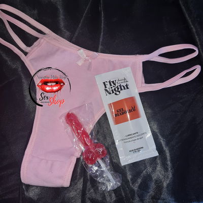 Colaless doble tira algodon Rosa