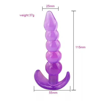 PLUG ANAL FLEXIBLE ANCLA 4 PERLAS