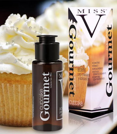 Aceite para masajes y lubricación Gourmet cupcake