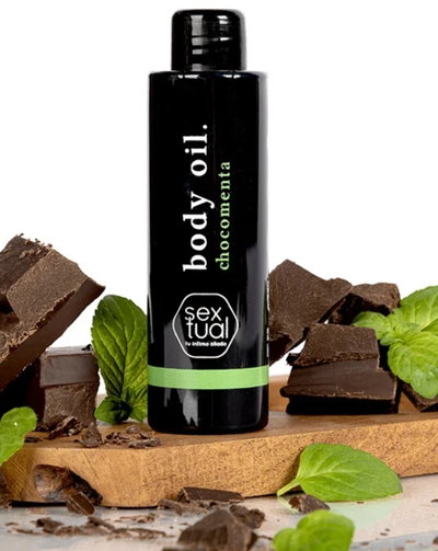 Aceite para masajes y lubricante ChocoMenta